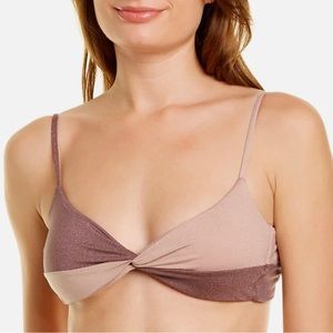 L*space shimmer Ringo bikini top.